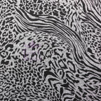 Leopard Swirl Print Loungewear Fabric