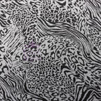 Leopard Swirl Print Loungewear Fabric