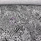 Leopard Swirl Print Loungewear Fabric
