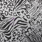 Leopard Swirl Print Loungewear Fabric