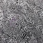 Leopard Swirl Print Loungewear Fabric