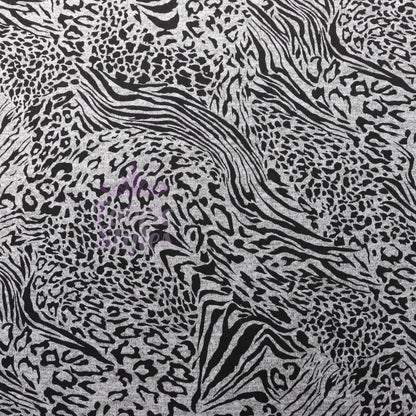 Leopard Swirl Print Loungewear Fabric