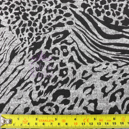 Leopard Swirl Print Loungewear Fabric