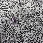 Leopard Swirl Print Loungewear Fabric