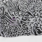 Leopard Swirl Print Loungewear Fabric