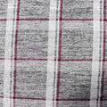 Pink White Check Loungewear Fabric