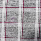 Pink White Check Loungewear Fabric