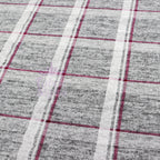 Pink White Check Loungewear Fabric