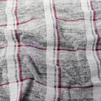 Pink White Check Loungewear Fabric