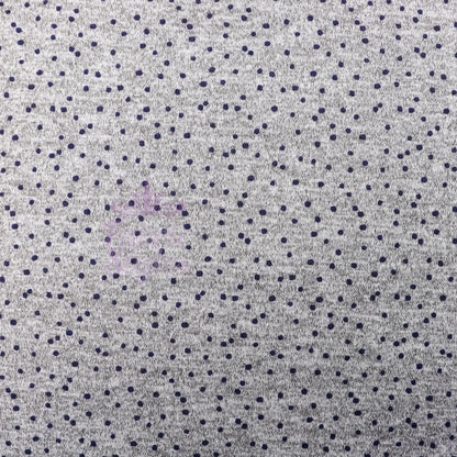 Navy Polka Dot Loungewear Fabric