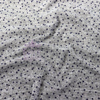 Navy Polka Dot Loungewear Fabric