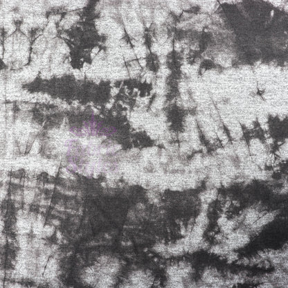 Black Tie Dye Print Loungewear Fabric
