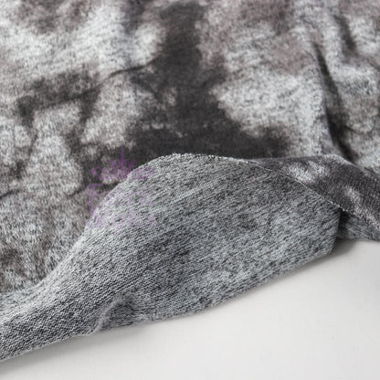 Black Tie Dye Print Loungewear Fabric