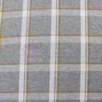 Yellow White Check Loungewear Fabric