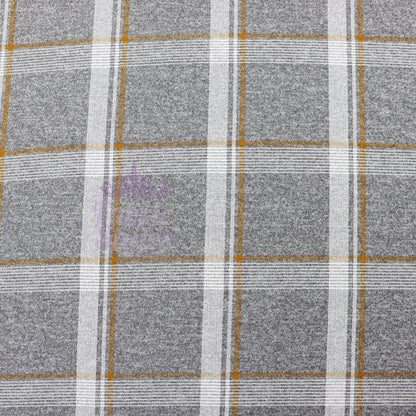 Yellow White Check Loungewear Fabric