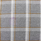 Yellow White Check Loungewear Fabric