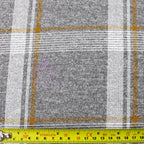 Yellow White Check Loungewear Fabric