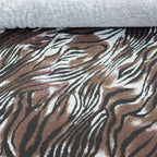 Zebra Tie Dye Loungewear Fabric