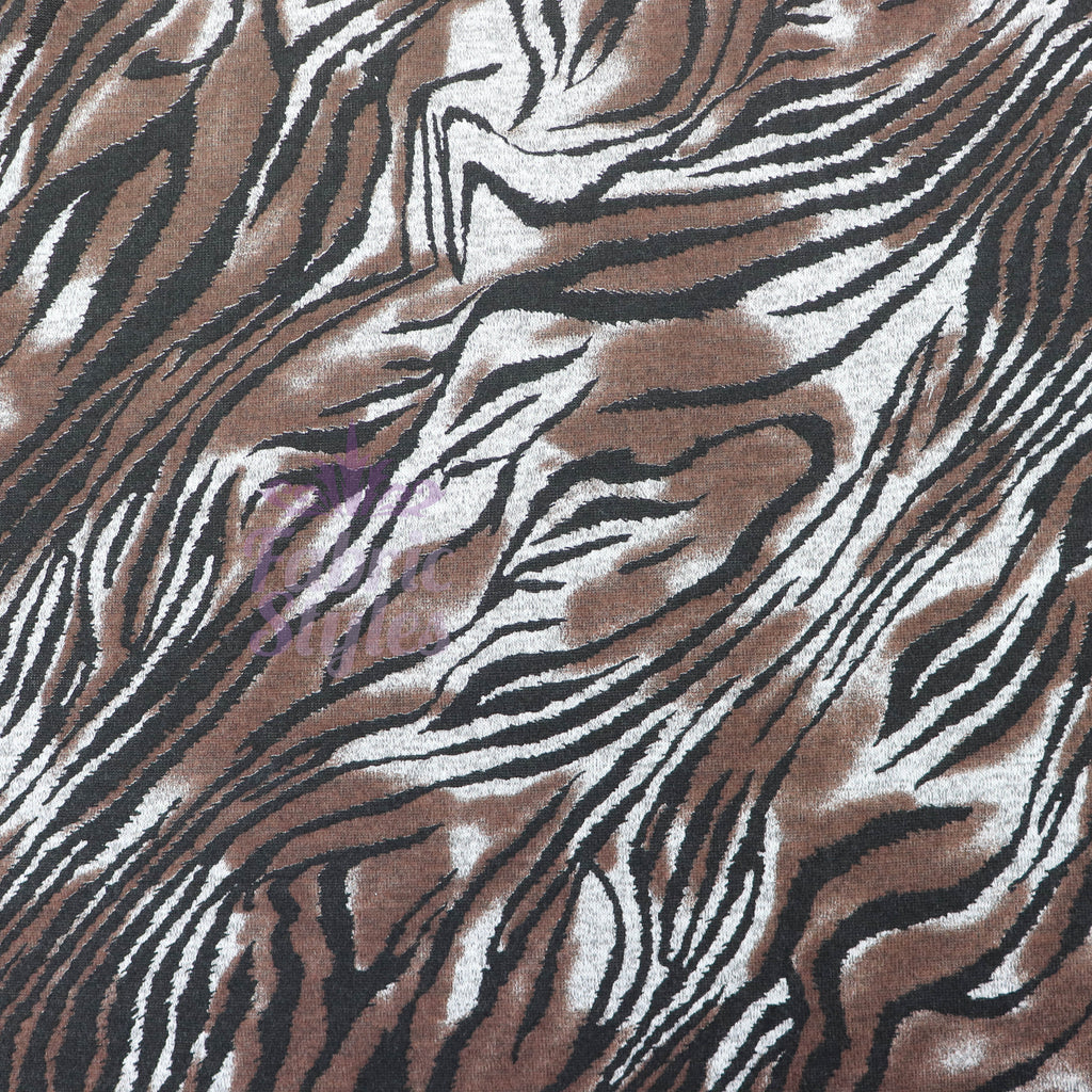Zebra Tie Dye Loungewear Fabric
