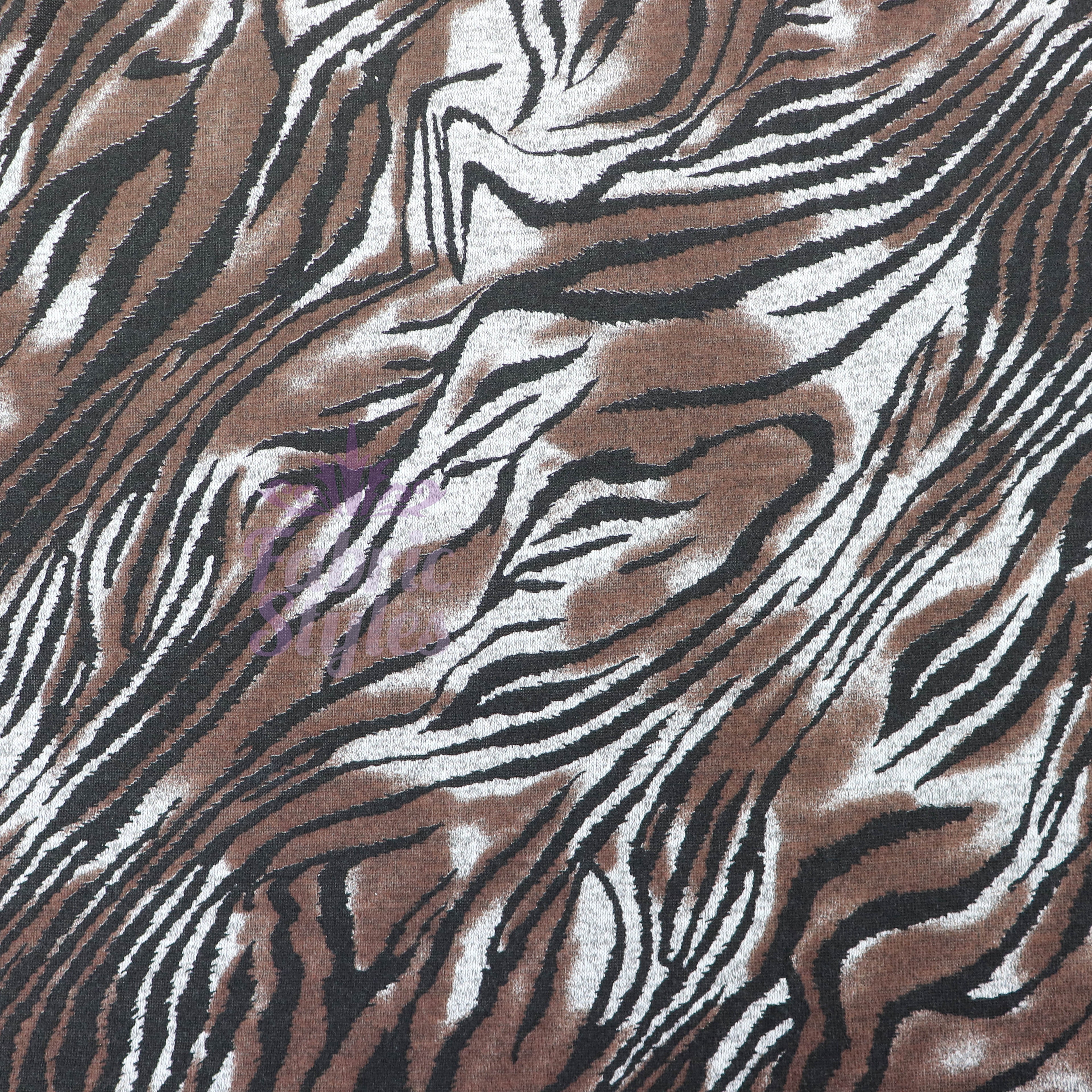 Zebra Tie Dye Loungewear Fabric