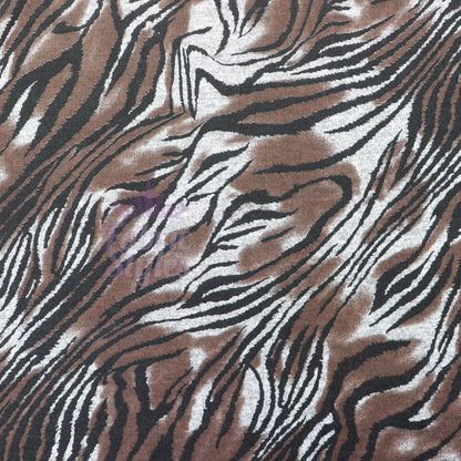 Zebra Tie Dye Loungewear Fabric