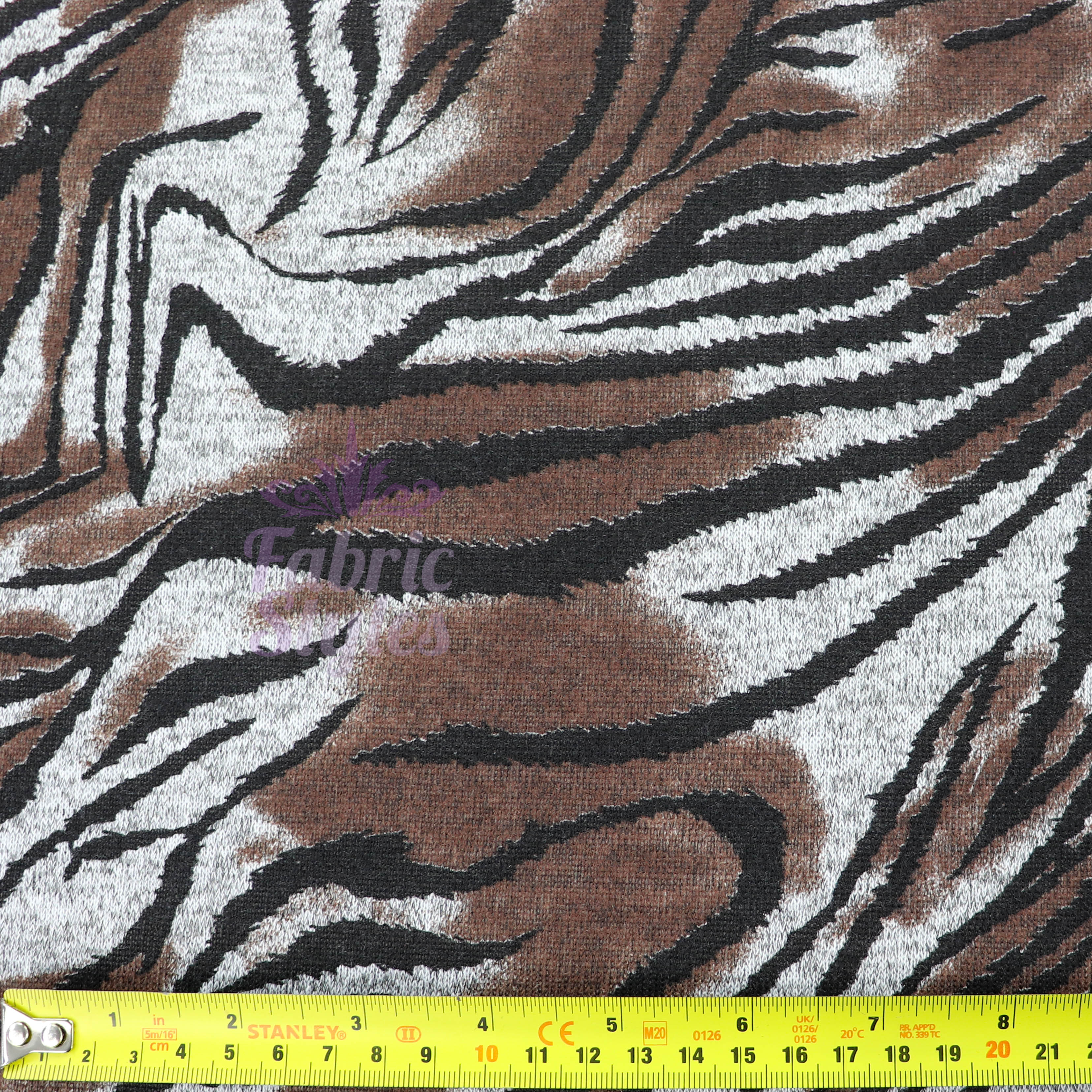 Zebra Tie Dye Loungewear Fabric