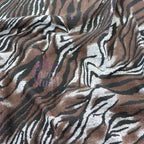 Zebra Tie Dye Loungewear Fabric