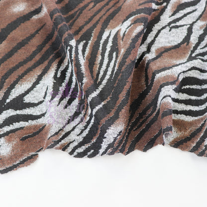 Zebra Tie Dye Loungewear Fabric