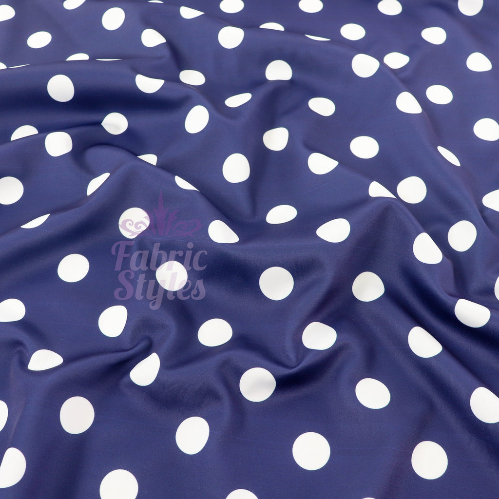 Polka Dot Scuba Fabric