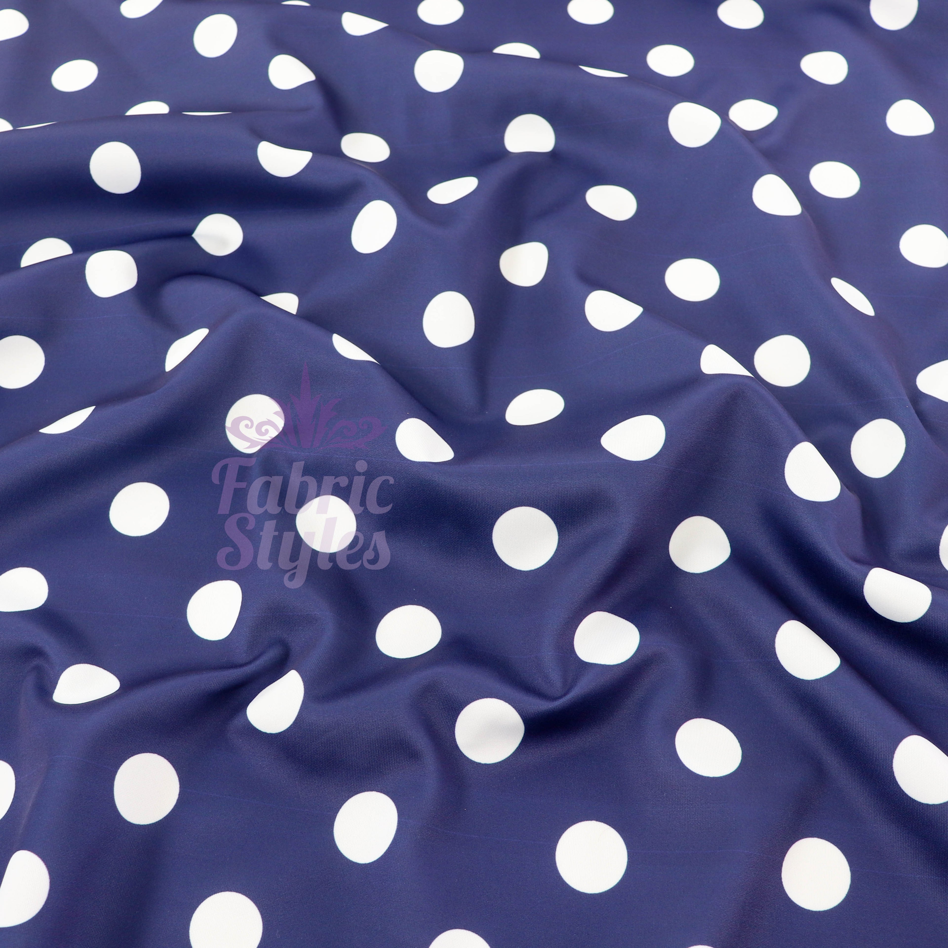 Polka Dot Scuba Fabric