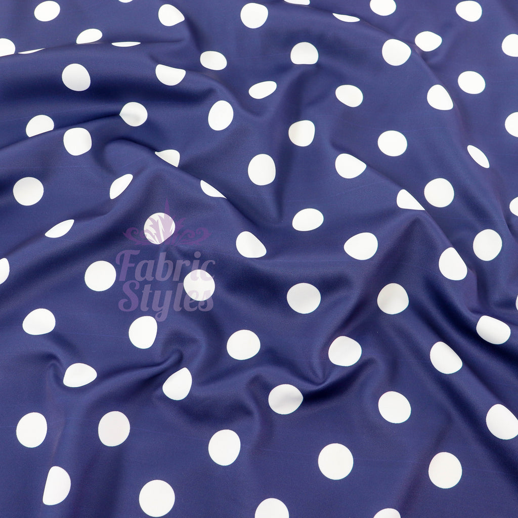 Polka Dot Scuba Fabric