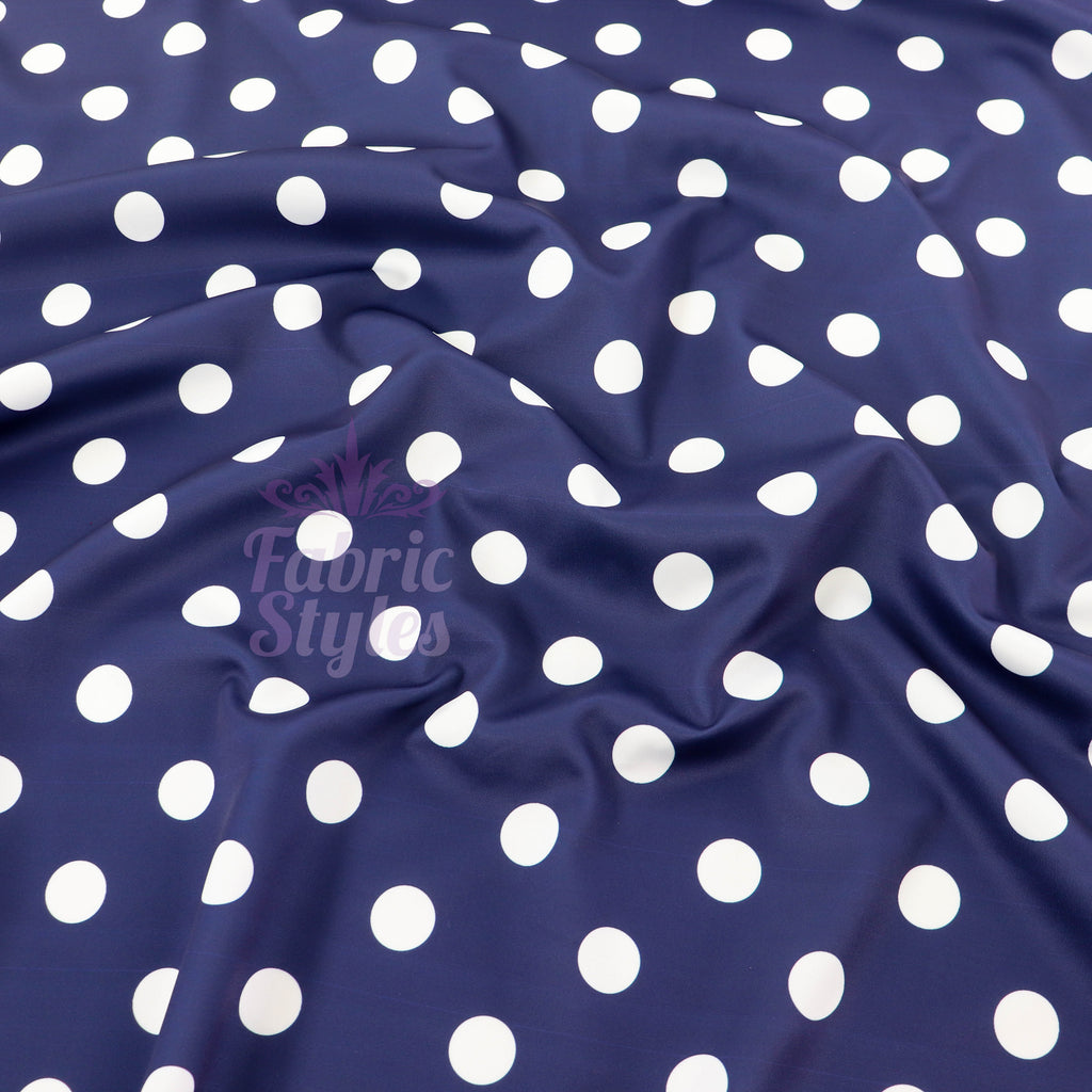 Polka Dot Scuba Fabric