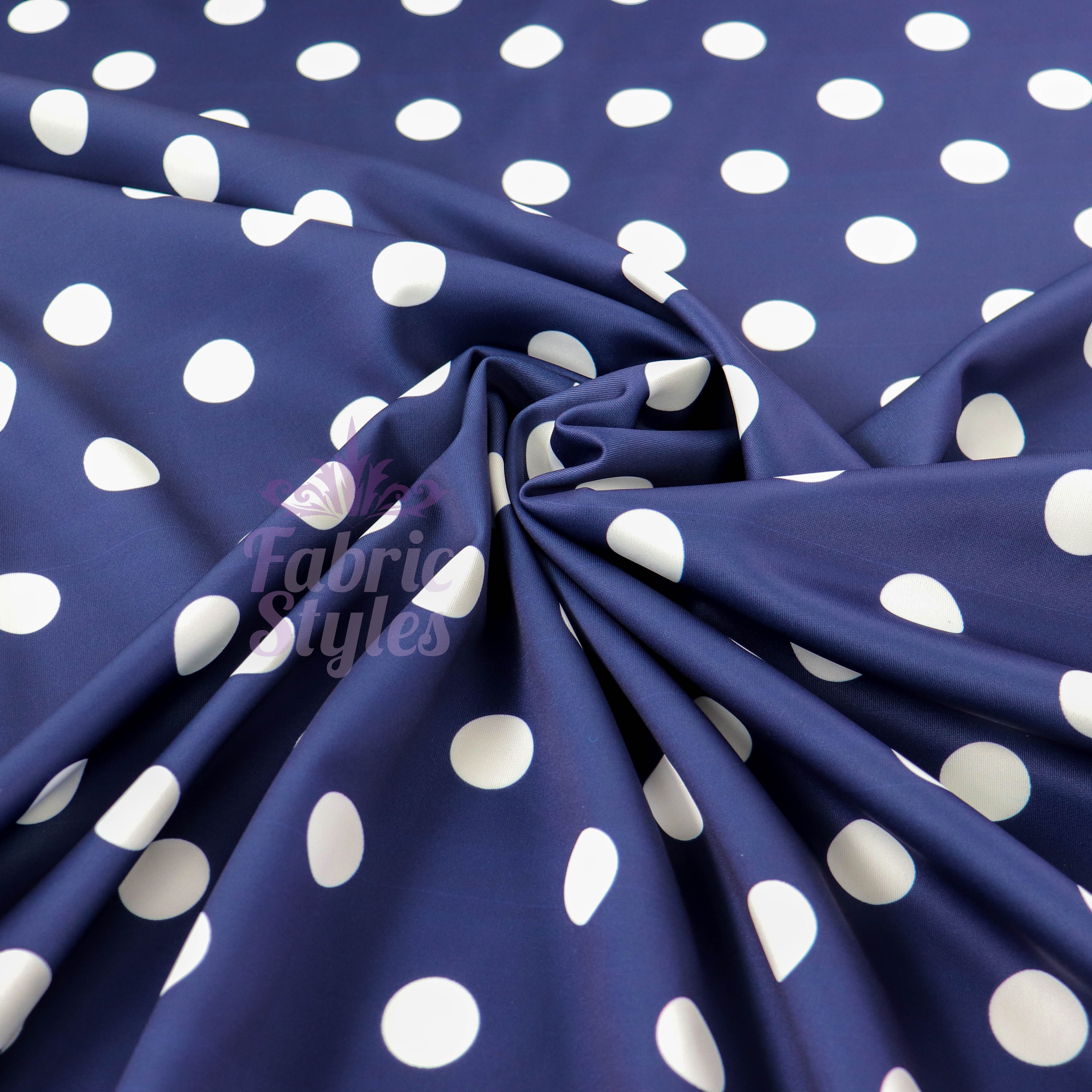 Polka Dot Scuba Fabric