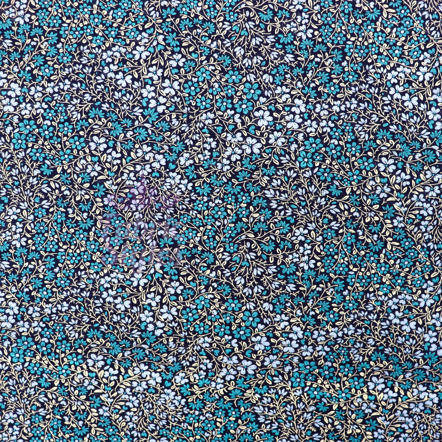 Vintage Tapestry Floral Viscose Elastane Fabric