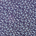 Navy Ditsy Small Floral Blue Roses Viscose Elastane Fabric