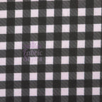 Lilac Gingham Spun Polyester Fabric