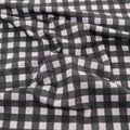 Lilac Gingham Spun Polyester Fabric