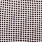 Dark Brown Gingham Check Viscose Elastane Fabric
