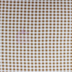 Light Taupe Gingham Check Viscose Elastane Fabric