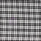 Tartan Plaid Viscose Elastane Fabric