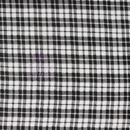 Tartan Plaid Viscose Elastane Fabric
