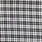 Tartan Plaid Viscose Elastane Fabric