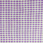 Lilac Gingham Check Viscose Elastane Fabric