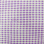 Lilac Gingham Check Viscose Elastane Fabric