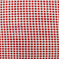 Burnt Orange Gingham Check Viscose Elastane Fabric