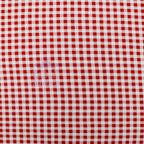 Burnt Orange Gingham Check Viscose Elastane Fabric
