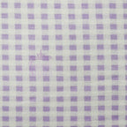 Lilac Gingham Check Viscose Elastane Fabric