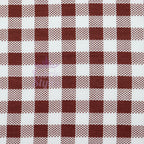 Brown Gingham Check Viscose Elastane Fabric