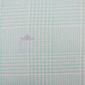 Mint Green Dogtooth Viscose Elastane Fabric