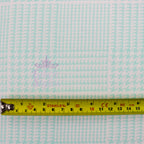 Mint Green Dogtooth Viscose Elastane Fabric